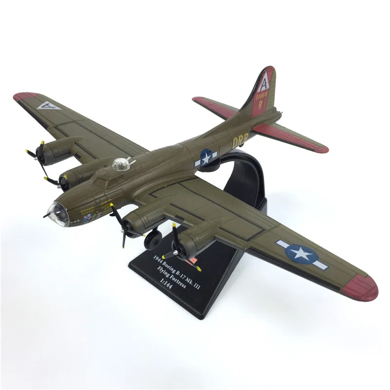 

1:144 Airplane Model USA 1944 Boeing B-17 MK Flying fortress Second World War Simulation Metal and plastic Fighter Plane