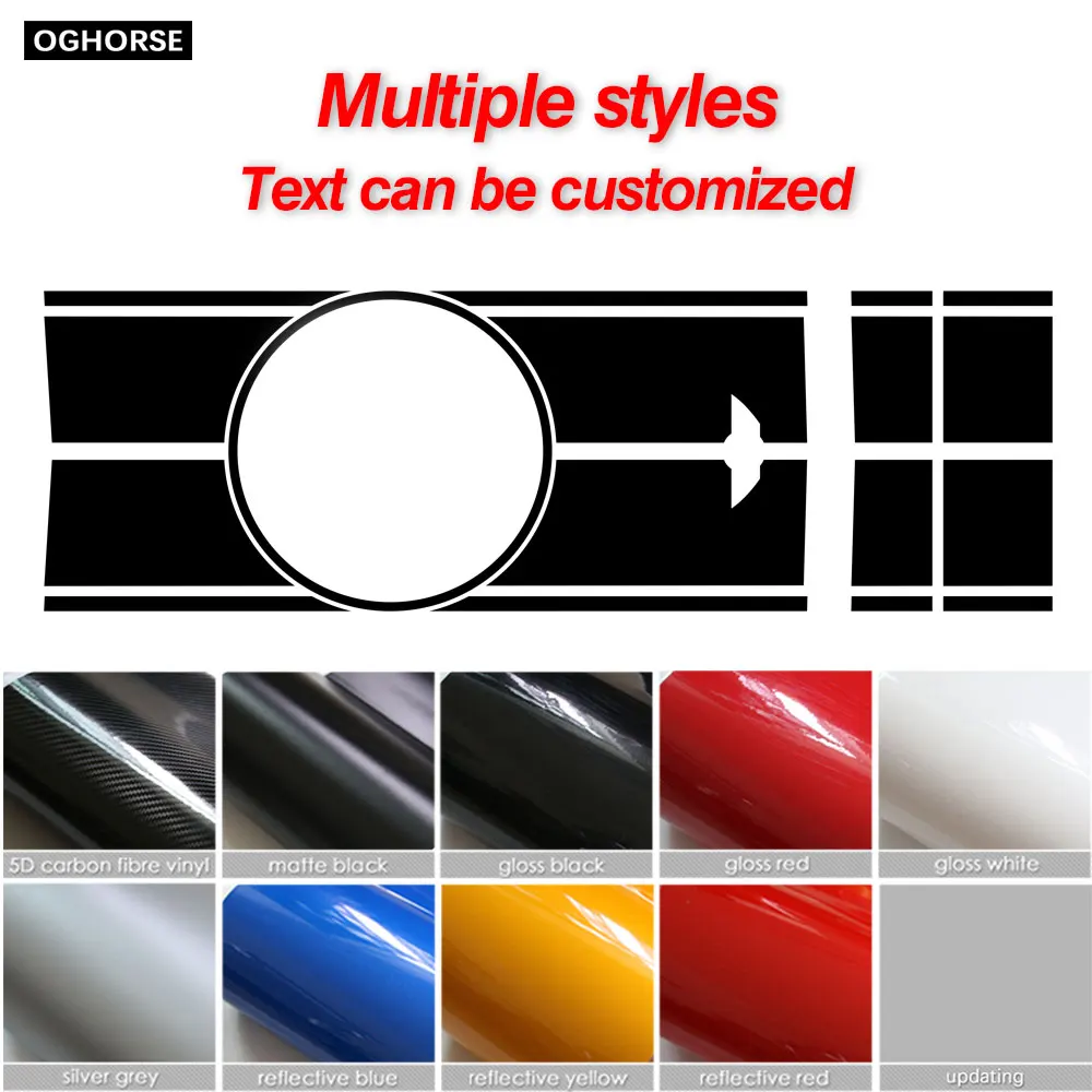 Car Hood Bonnet Decal Engine Cover Rear Trunk Body Stickers For MINI Cooper S R56 Clubman R55 Accessories | Автомобили и