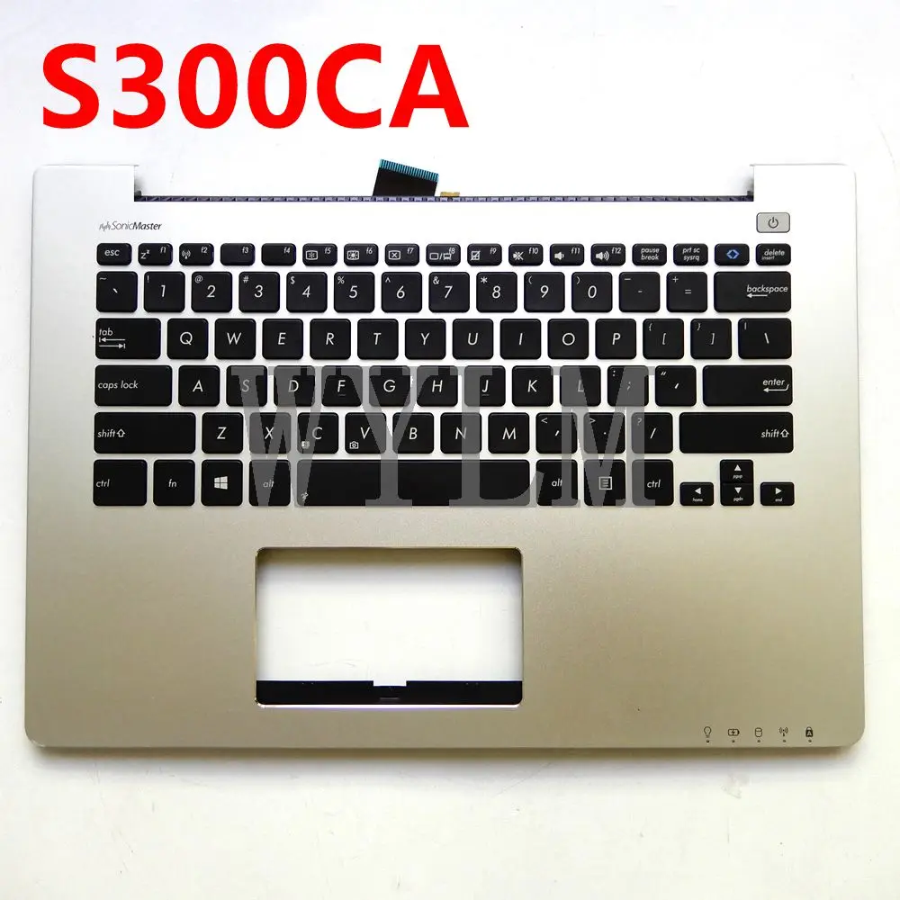 Новый S300CA для ASUS VivoBook S300K S300KI S300 S300C двуязычная Клавиатура ноутбука рамка C чехол
