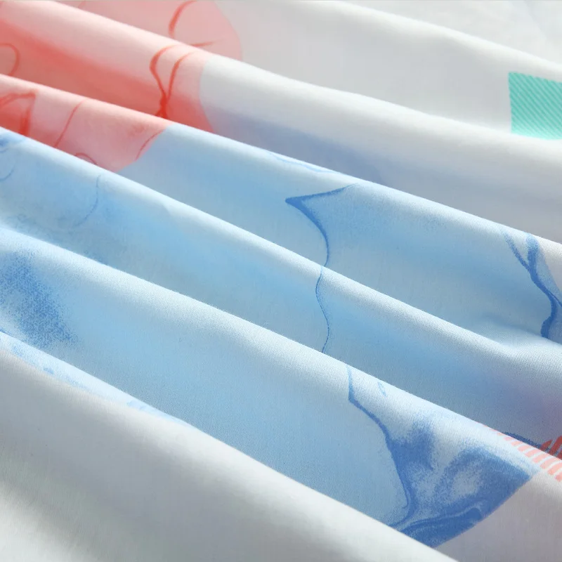 

belle silk bedding bag cotton bed sheet three or four times 100 contracted small pure and fresh and pure cotton suite