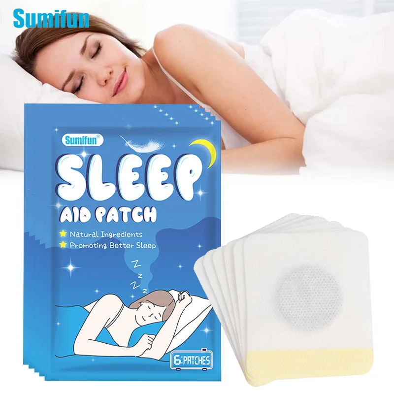 

6-120Pcs Sleep Aid Patch Improve Sleep Quality Sticker Relieve Anxiety Stress Relax Brain Treat Insomnia Chinese Herbal Plaster