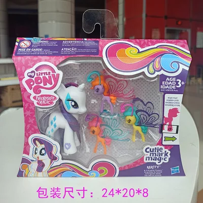 

My Little Pony Friendship Is Magic Princess Pinkie Pie Rainbow Dash Doll Girl Toy Cartoon Anime Little Pony Action Figure Model