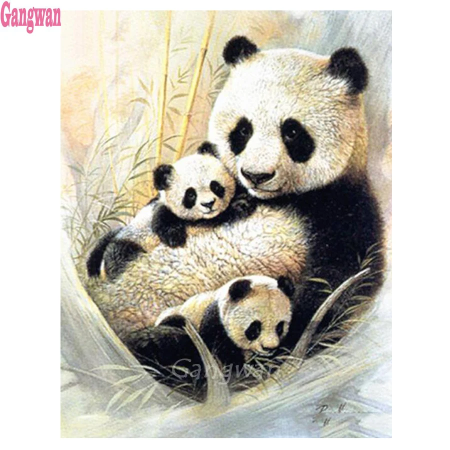 

Decoration Home 5D Diamond Painting Panda pattern Diamond Embroidery Cross Stitch Diamond Mosaic Picture Of Rhinestone