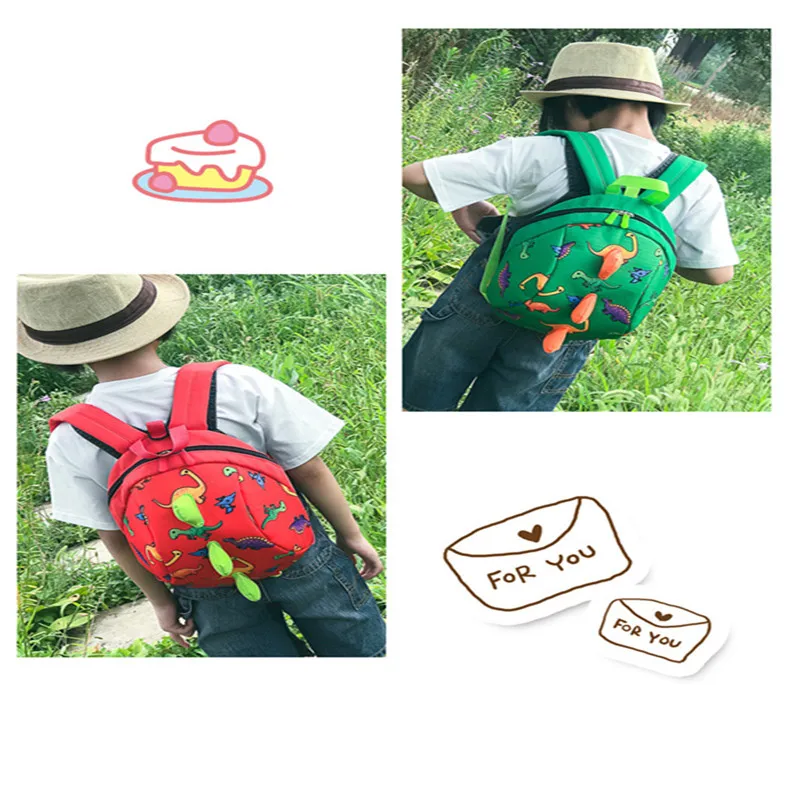 2022 Детский рюкзак с принтом динозавра для мальчиков и девочек, маленький школьный рюкзак для детского сада, школьные сумки с животными, рюкз...