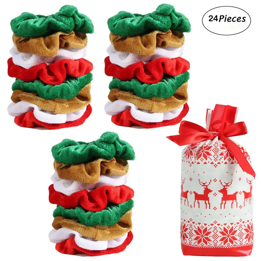 Винтажные резинки для волос 50 цветов эластичные бархатные Женская эластичная