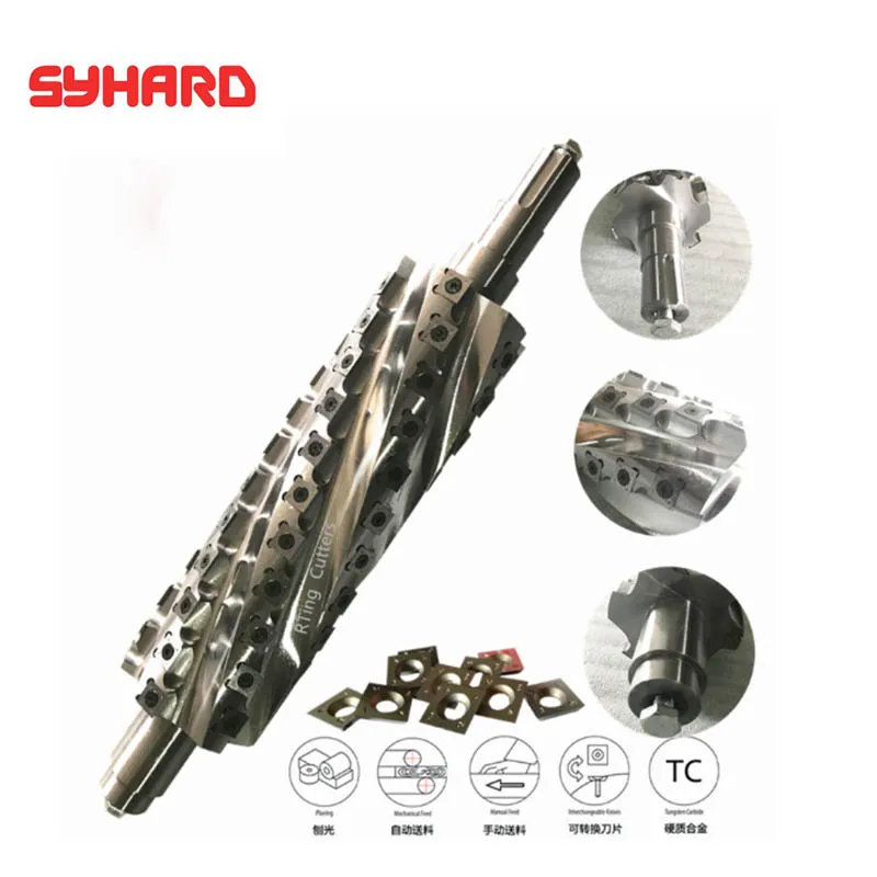 売却 カスタムヘリカルヘリカルスパイラルカッターヘッド,布製ツールホルダー,木の作業用のスピンドルシャフトを備えた実用的なヘリカルツール