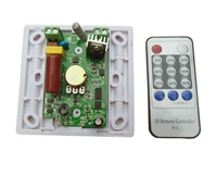 10setlot AC110V-230V 220v Led Dimmer 300W IR 14 Keys Single Color Controller