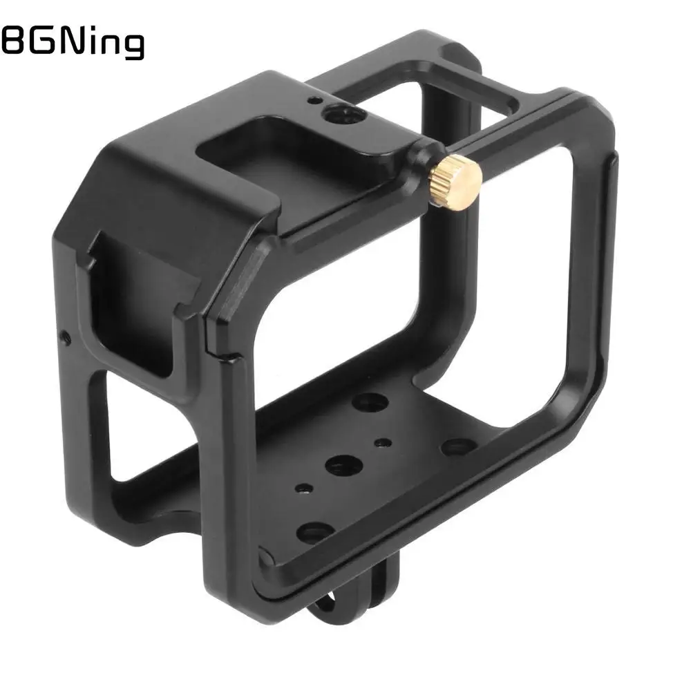 

Aluminum Case for GoPro Hero 9 Black Camera Metal Cage Protective Shell Housing Frame Form-Fitted w/ Cold Shoe 52mm Filter Mount