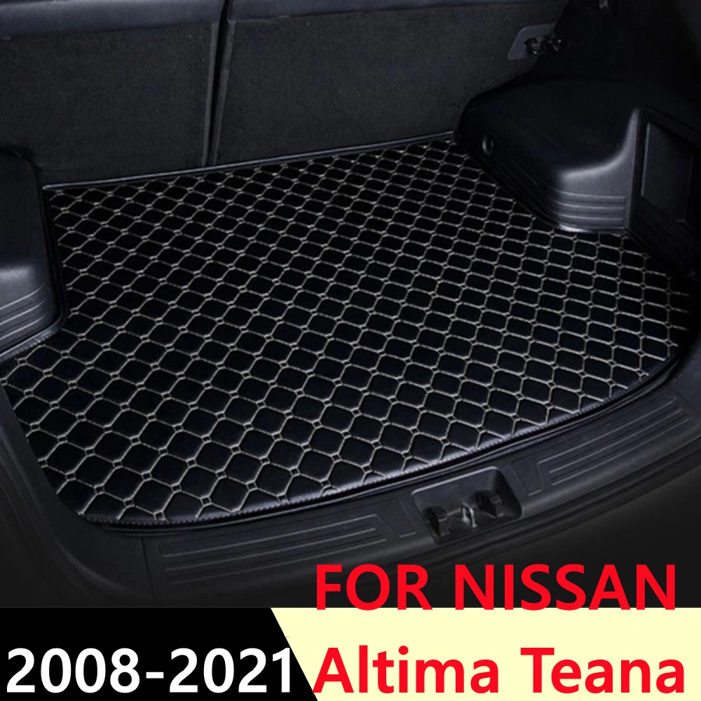 

SJ Custom Waterproof Car Trunk Mat AUTO Tail Boot Tray Liner Cargo Carpet Pad Protector Fit For NISSAN Altima Teana 2008 09-2021