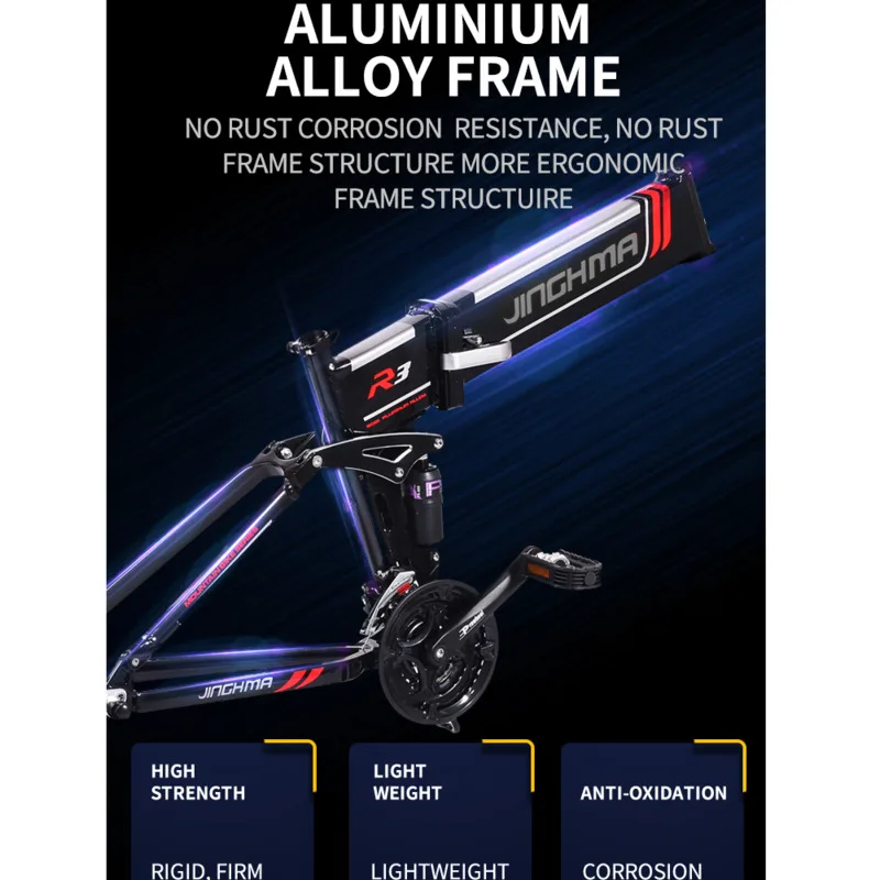 Стандартный складной электровелосипед R3 горный велосипед с литиевой поддержкой