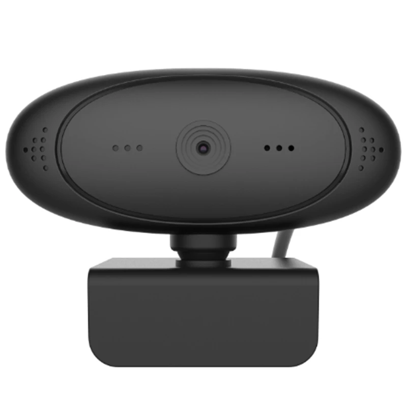 

HD 1080P Webcam Camera 360 Degree Adjustable USB Drive-Free Webcam with Microphone for Conference Live Streaming