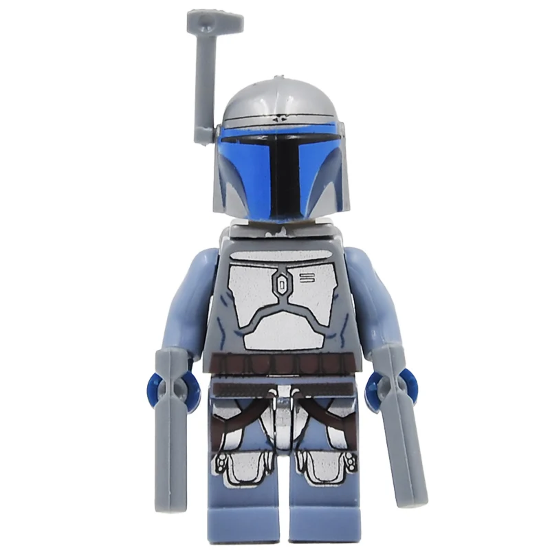Мандалорское драже popping Boba Мандалорское одной продажи Star Wars рисунок Джанго Фетт pre vizsla Набор строительных блоков Модель бобба Фет игрушки - Цвет: Jango Fett