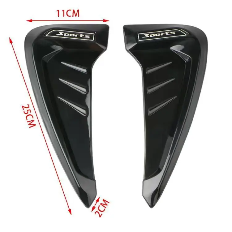 2pcs/set Car Styling Kit for 2014-2018 BMW Xdrive Emblem X5 F15 X5M F85 Shark Gills Side Fender Vent Mesh Decoration 3D Stickers |