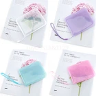 Прозрачный Футляр Для Хранения маски с веревкой, пыленепроницаемый, для путешествий, временная водонепроницаемая сумка для хранения