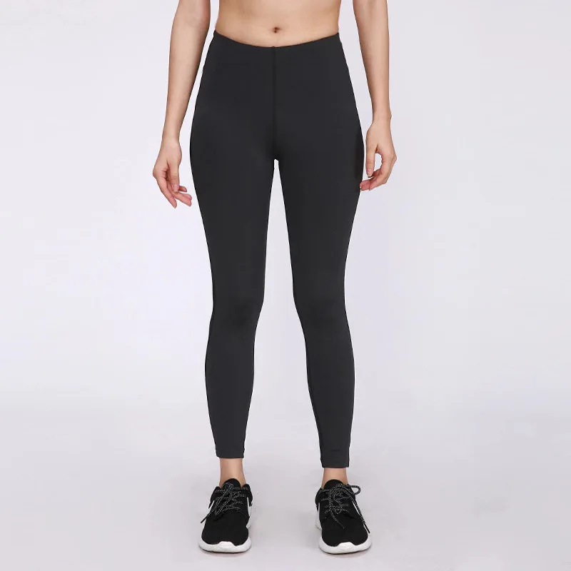 Бесшовные с высокой талией обтягивающие Стрейчевые Штаны Для Йоги Спортивные