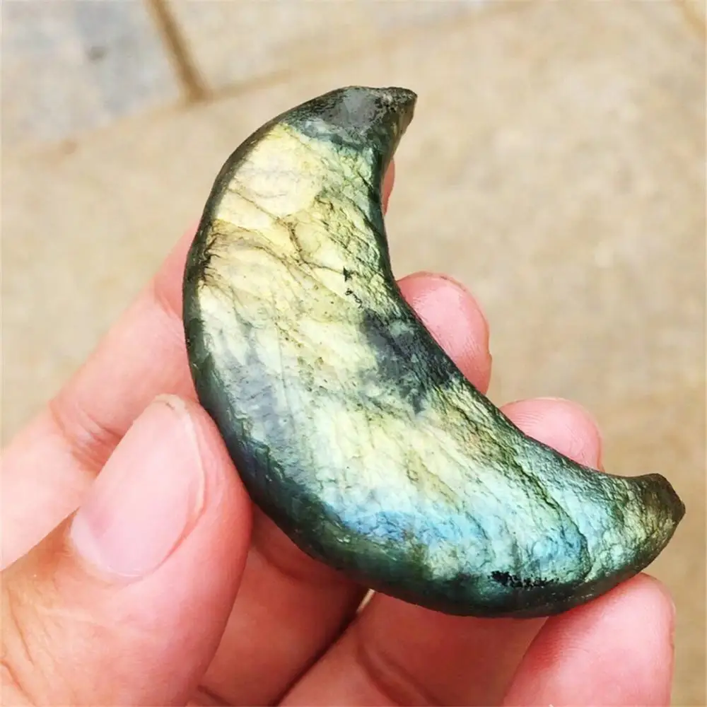 Красивая Хрустальная резьба AAAA 1 шт. натуральный камень Лабрадора ручной работы