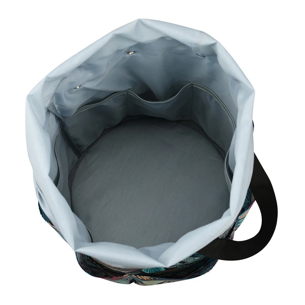 Синий с принтом Многофункциональный Вязание сумка DIY Швейные инструмент чехол