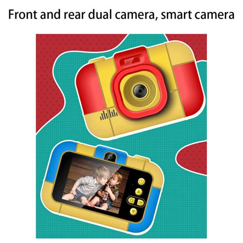 

Mini Kids Digital Camera 2.4 Inch HD Sn Chargable Cartoon Toys Outdoor Photography for Child Birthday Gift