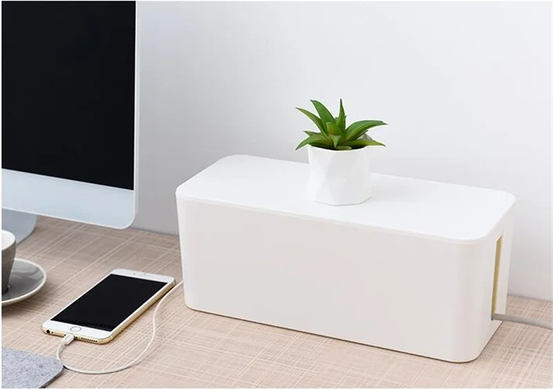 Ящики для хранения 3 размеров органайзер проводов коробка управления кабелями