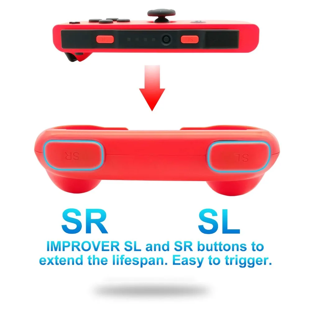 Из 2 предметов набор Joycon кронштейн держатель ручки Для Nintendo Switch NS Joy-Con контроллер