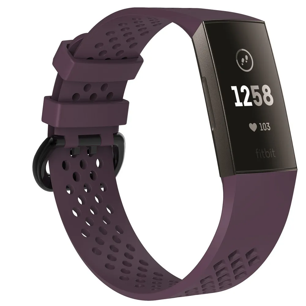 Coolaxy аксессуары для Fitbit Charge 3/3SE мягкий силиконовый водонепроницаемый браслет сменный ремешок для Fitbit Charge 3 ремешок