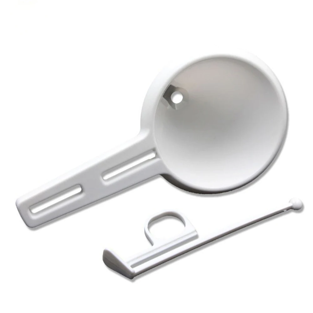 1pc Kitchen DIY Funnel Adjustable plastic Chocolate Candy White Mold for Ice Cream Cake Decorating Dispenser Baking Tool |