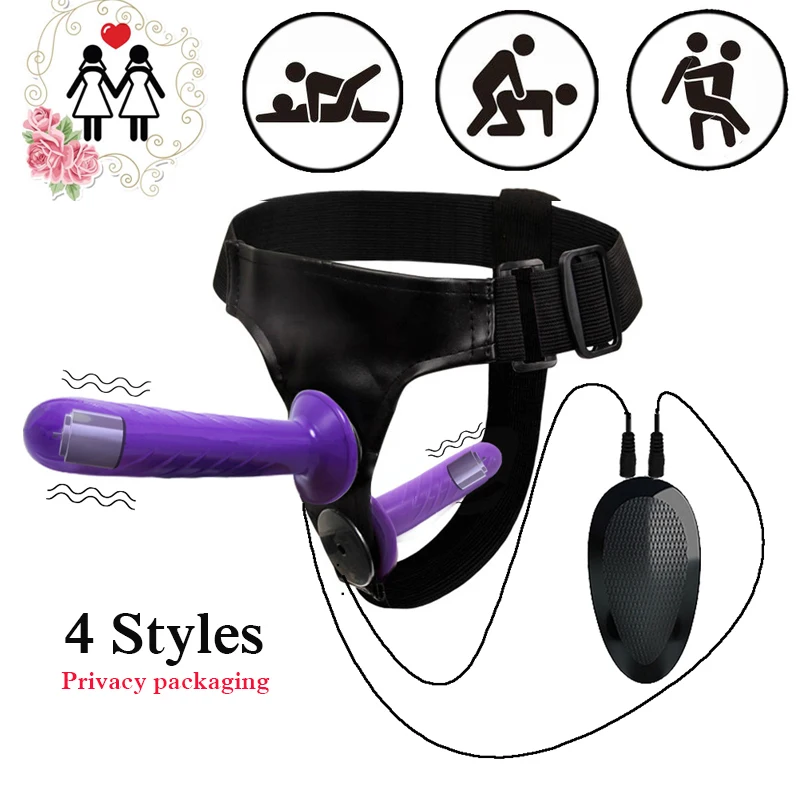 Ремешок для вибратора на жгут двойной фаллоимитатор Анальная пробка секс