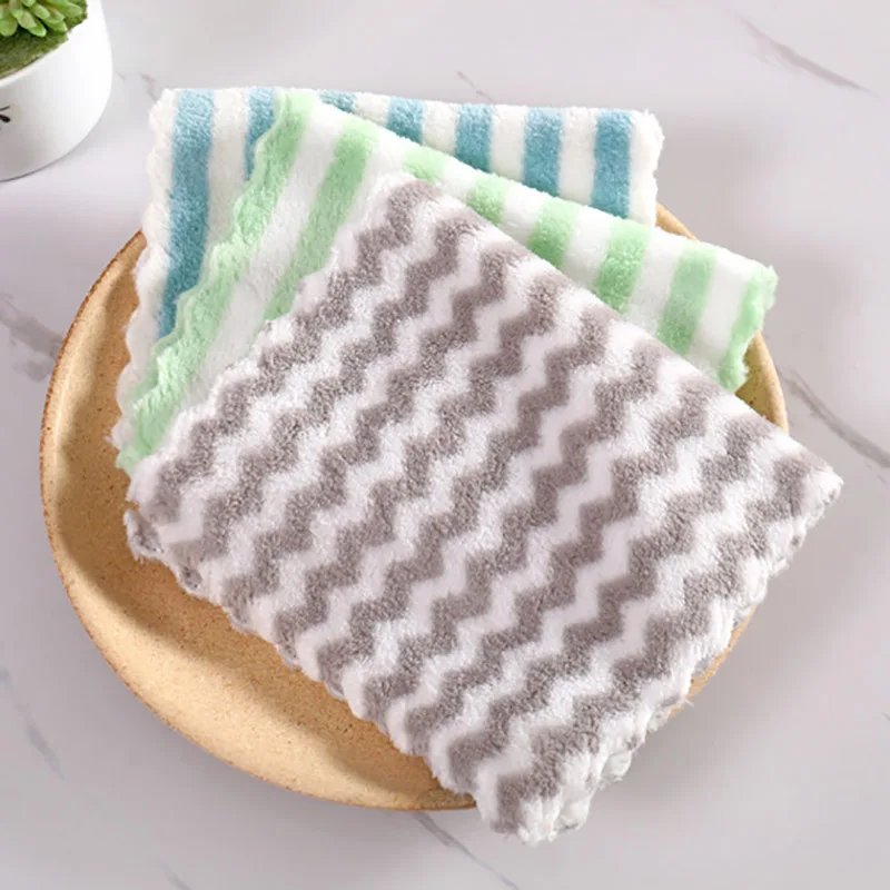 3 шт чистящее полотенце многофункциональная ткань для мытья посуды анти смазка