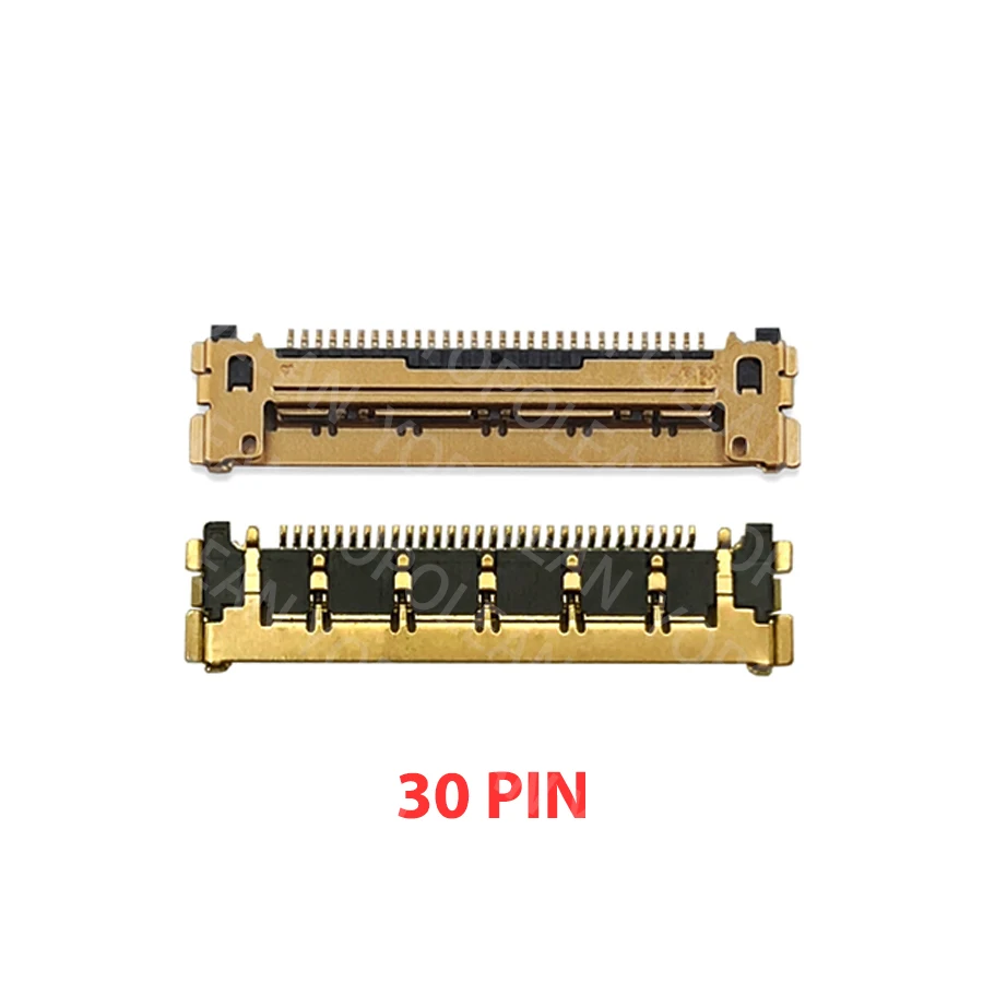 50 штук Новинка золотистый 30 pin ЖК-дисплей светодиодный кабель низковольтной