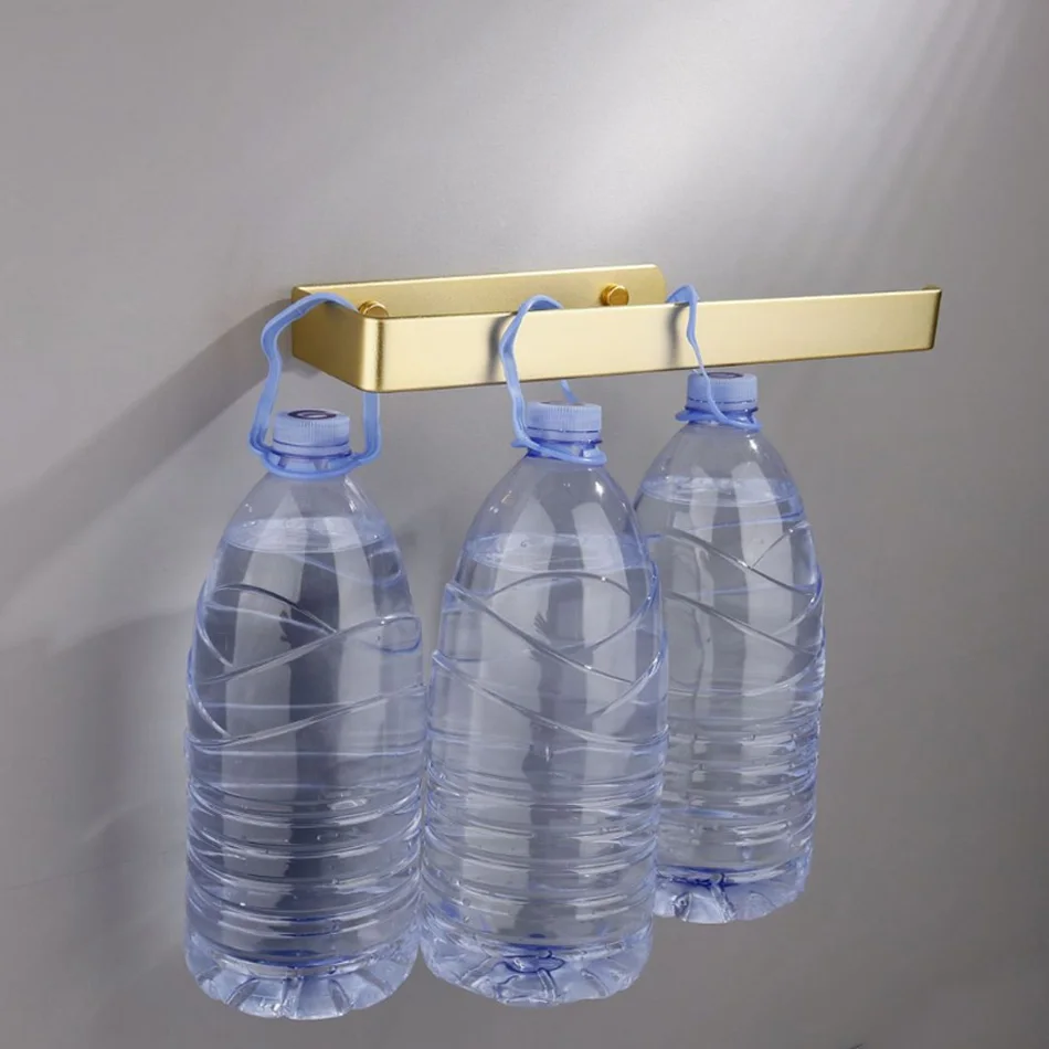 space aluminium paper roll holder gold wall mounted adhesive kitchen toilet paper rack tissue towel shelf bathroom accessories free global shipping