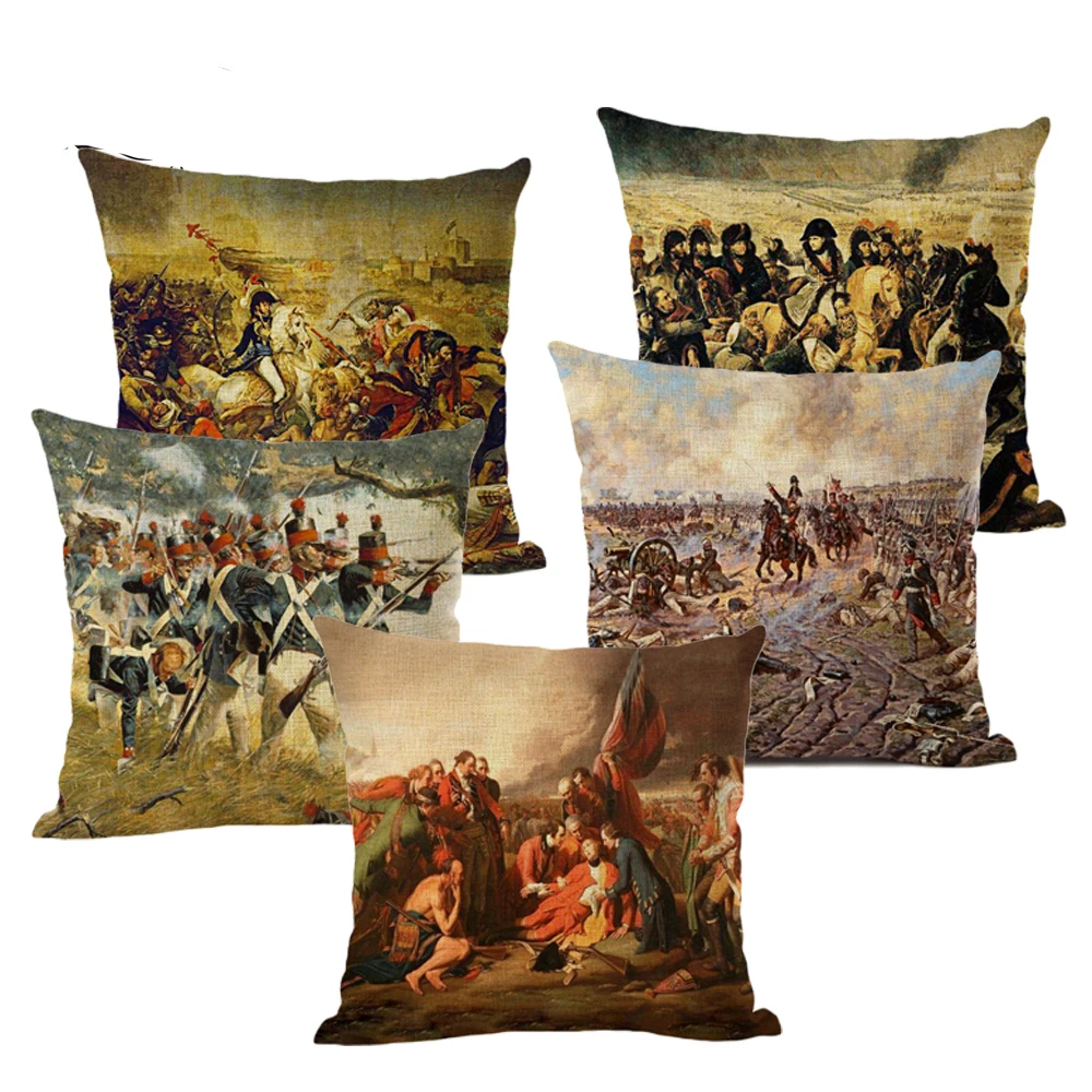 Неоклассицисский домашний декоративный чехол для подушки Наполеон с масляной