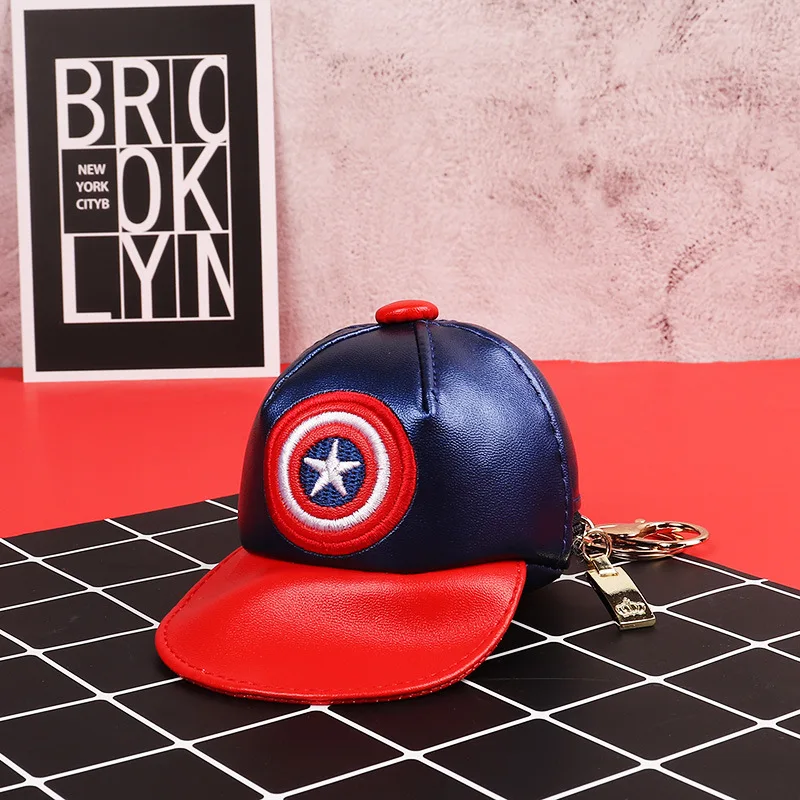 Marvel Мстители Человек-паук железный человек нулевой кошелек брелок креативный PU