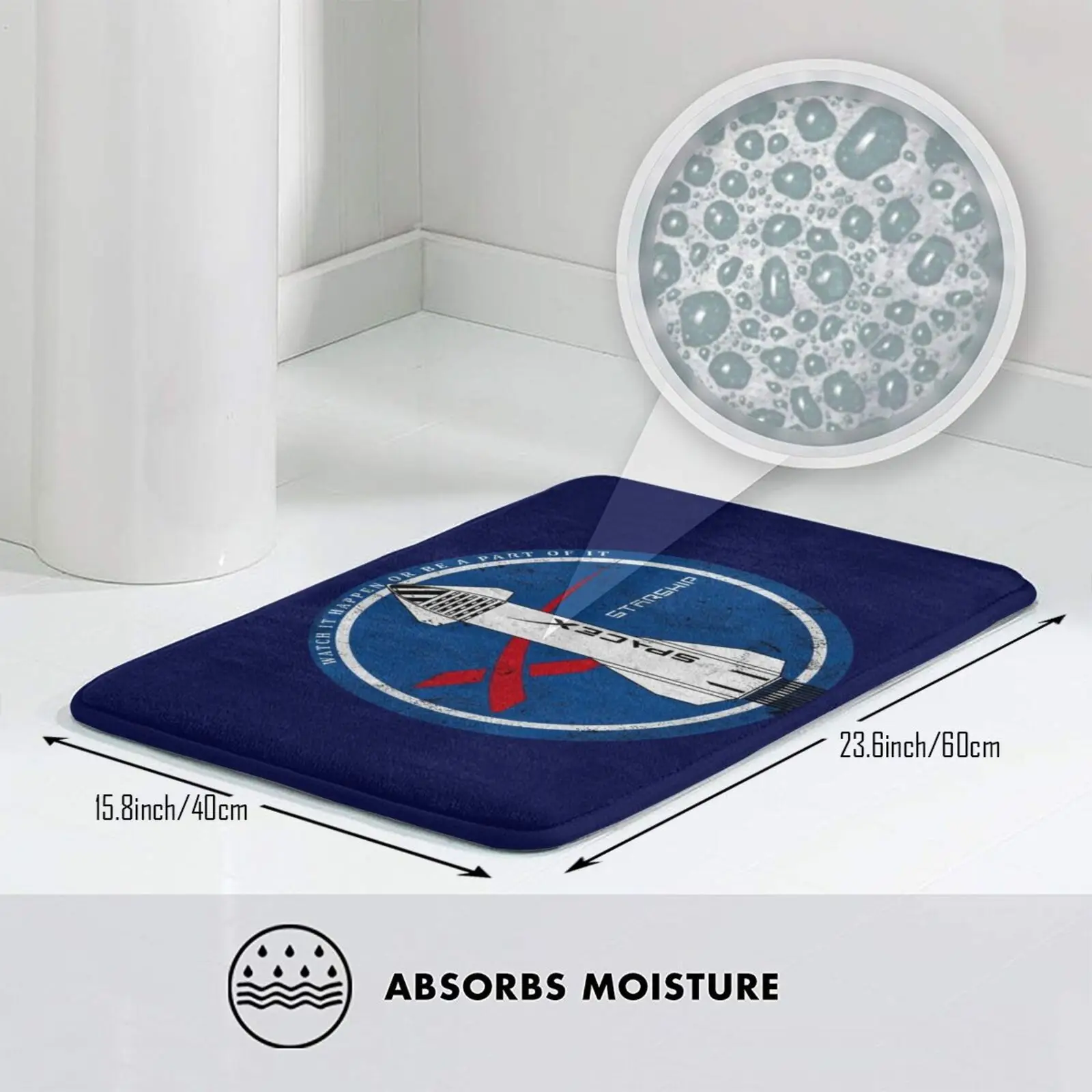 Starship: смотрите как это произойдет или станет его частью коврик подушка мягкий