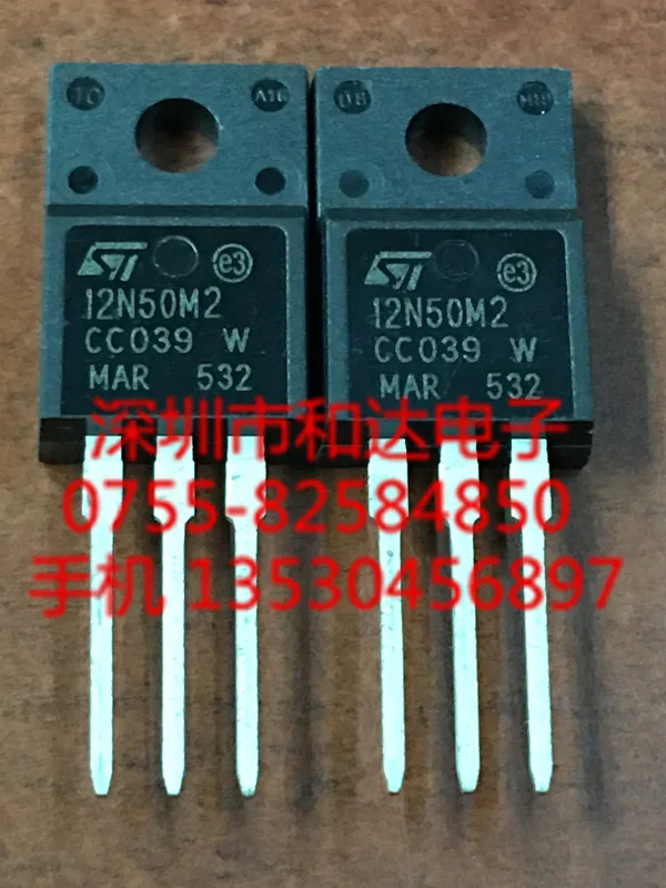 

5pcs 12N50M2 TO-220F 500V 10A