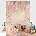 Розовый цветочный фон для фотосъемки новорожденных детей фантазийный цветочный фон для студийной фотосъемки реквизит F1475
