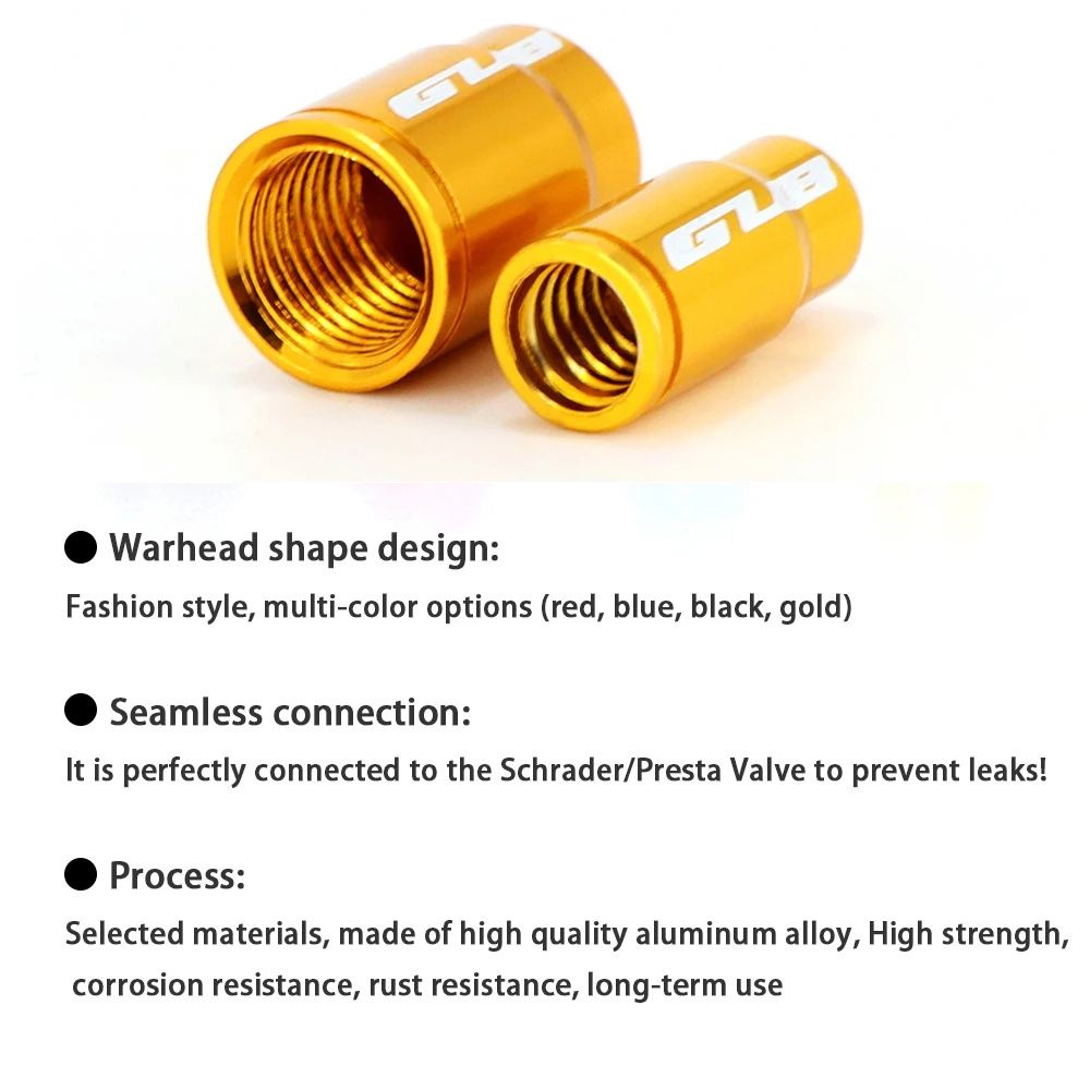 4 шт. алюминиевые колпачки для шин велосипеда|Клапан| |