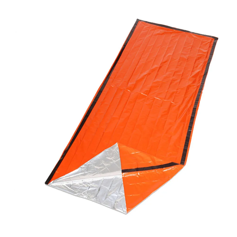 

New Emergency Sleeping Bag Emergency First Aid Sleeping Bag PE Aluminum Film Tent for Outdoor Camping and Hiking Sun Protection