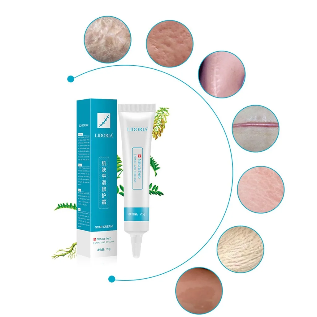 

2020 New Hot Sale Beauty Tools LIDORIA Deeply Herbal Scar Mark Removal Cream Skin Body Facial Mar.18