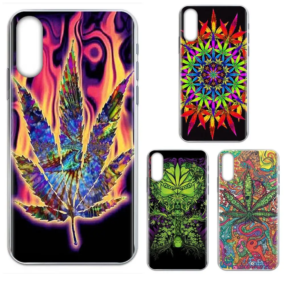 Для Samsung Galaxy Note 5 8 9 S3 S4 S5 S6 S7 S8 S9 S10 5G mini Edge Plus Lite новейшие телефонные чехлы Psychedelic Ganja