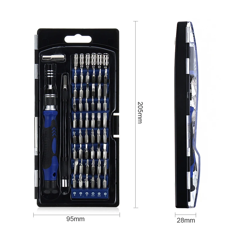 

58 in 1 Precision Screwdriver Set Tools Repair Kit for iPhone Macbook Tablet E7