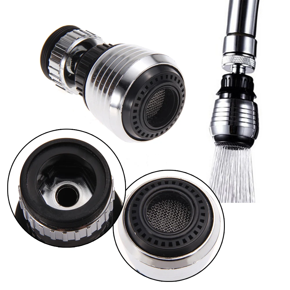 

360 Rotate Rotating Water Saving Tap Connector Kitchen Faucet Aerator Diffuser Bubbler Shower Filter Kitchen Faucet Accessories