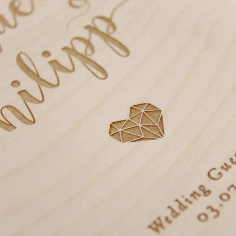 

romantic Wooden Wedding Guest Book, Rustic Flowers Guestbook, Rustic Wreath, Laser Engraved Names Bride andGroom