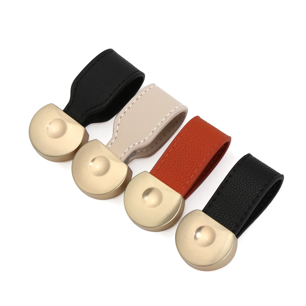 1 шт. ручки для кухонного шкафа из искусственной кожи дверных ручек мебельная