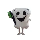 Костюм-талисман в виде зубов, плюшевый мультяшный талисман для косплея, для дня рождения, вечеринки, Хэллоуина, маскарадный костюм унисекс для взрослых