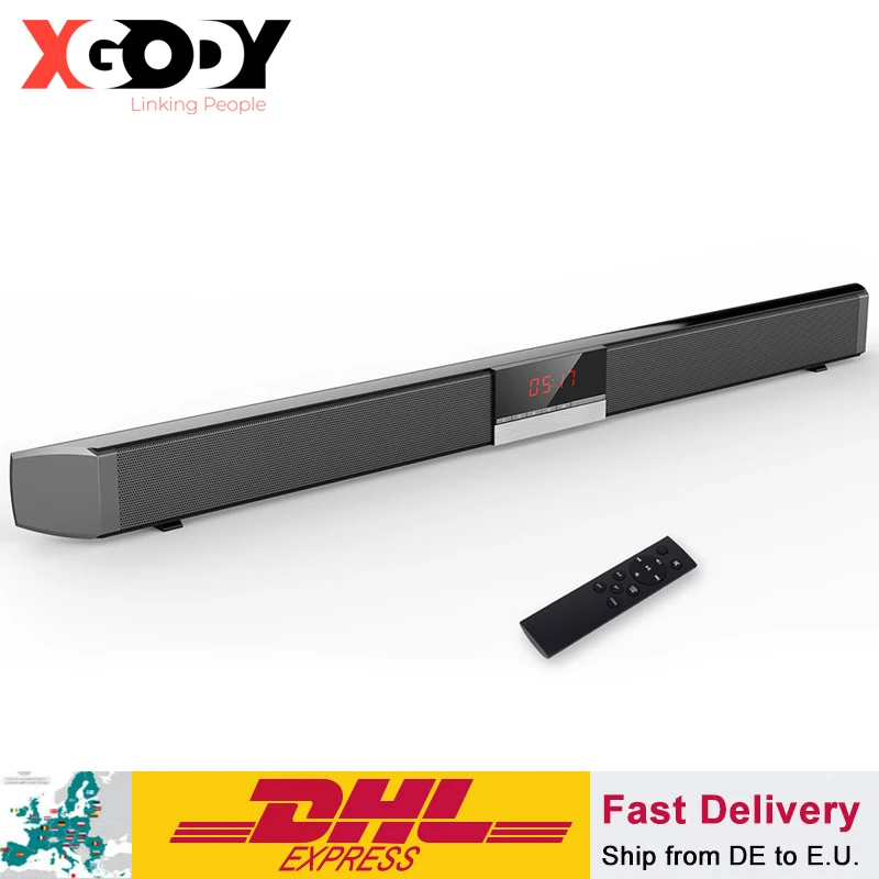 Звуковая панель XGODY SR100 для домашнего кинотеатра Bluetooth колонка 2 0 канала