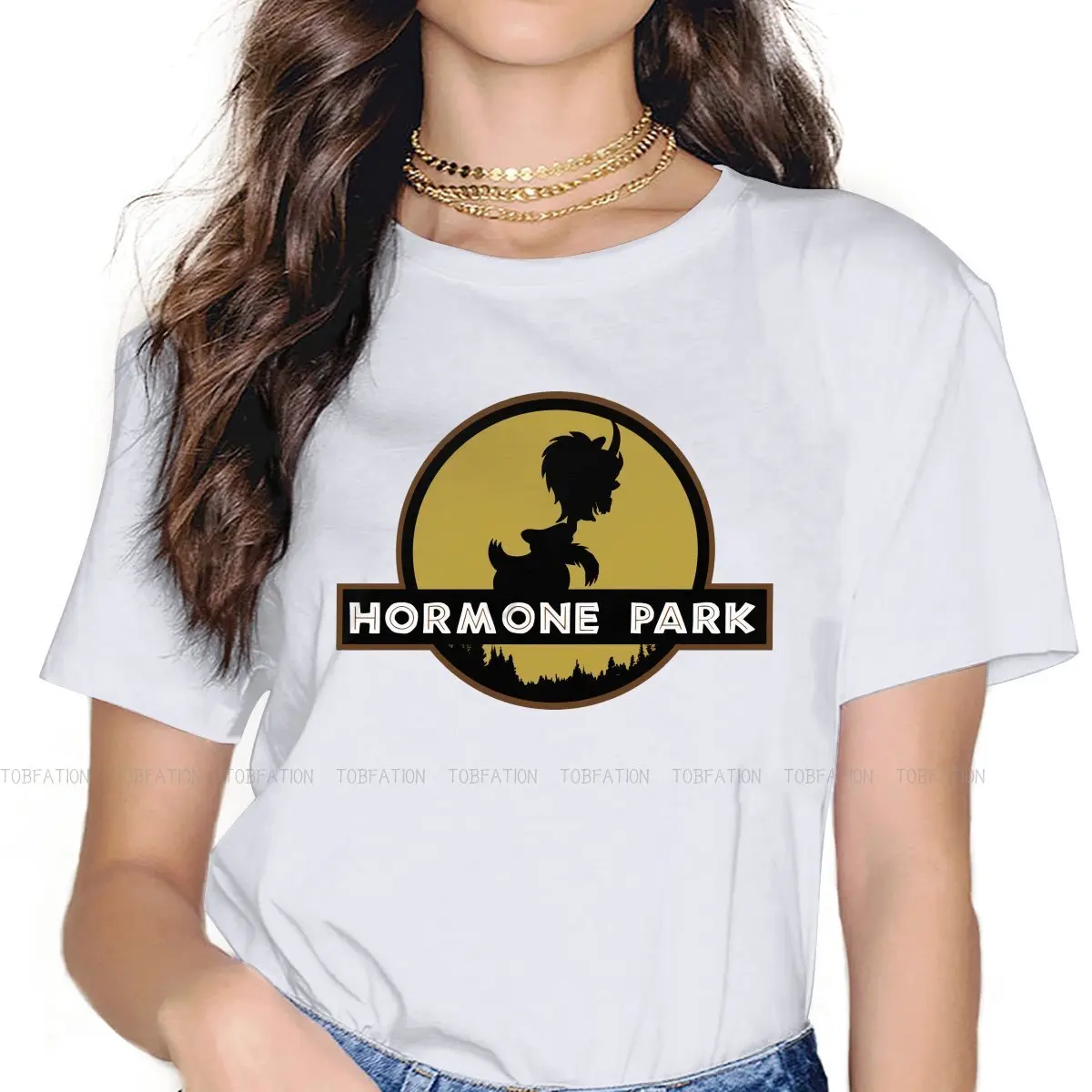 

Big Mouth Nicholas Animated TV Girls T Shirt Hormone Park Female Tops Harajuku Funny Tees Ladies 4XL Cotton Tshirt