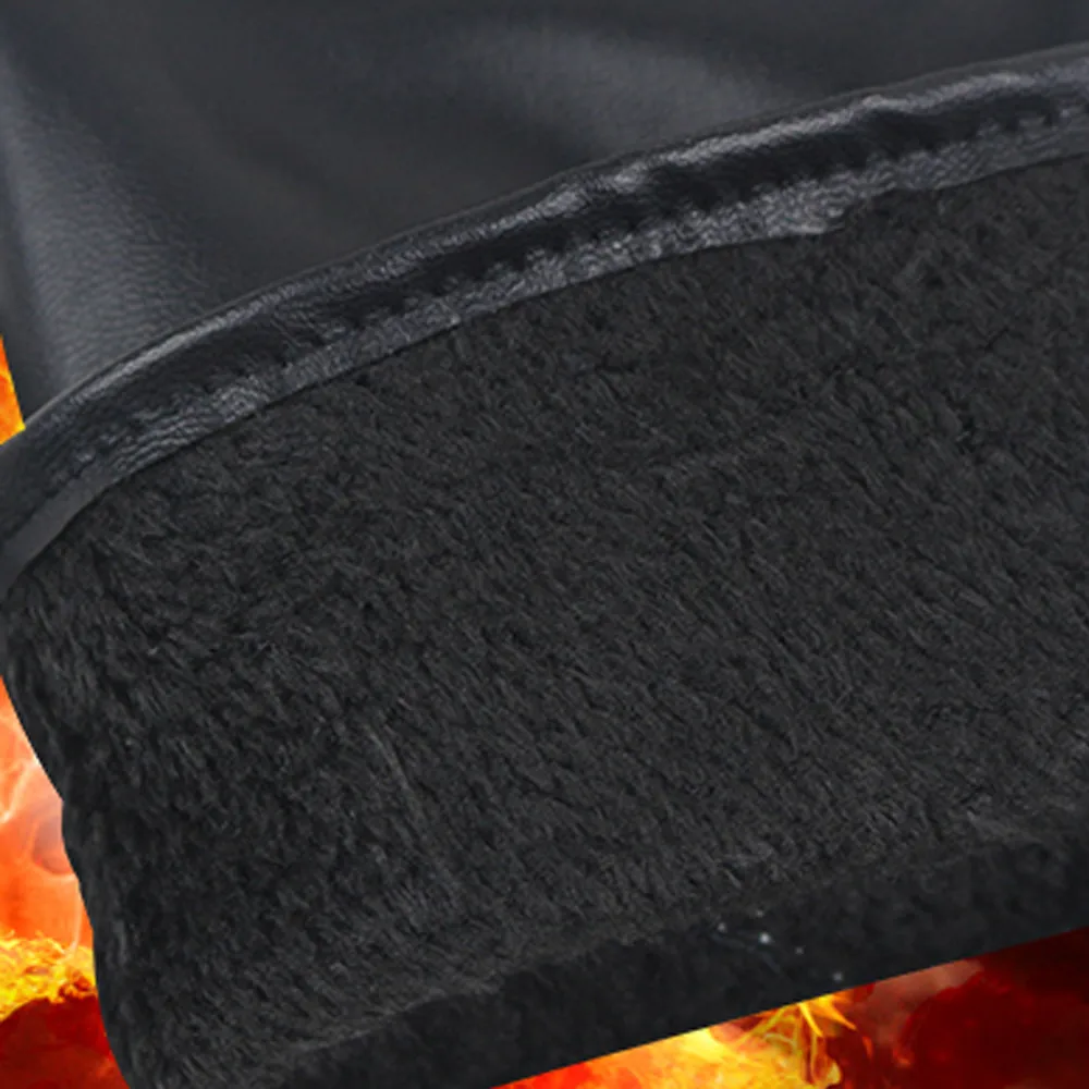 

top selling in 2020 Mens Luxurious Leather Winter Super Driving Warm Cashmere Gloves Cashmere Support Wholesale and Dropshipping