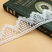 10yardslot cotton wire embroidered lace trim nylon mesh net diy fabric for sewing clothes