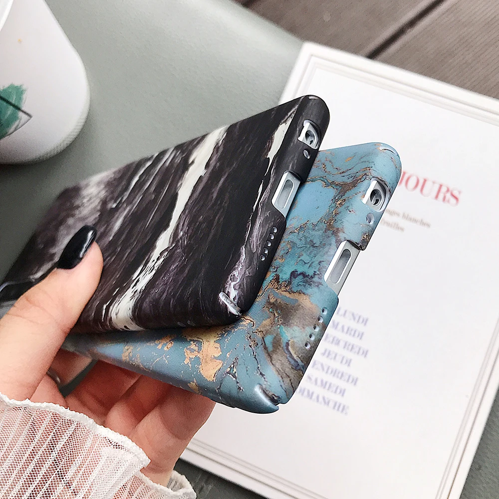 

Classical Cracked Marble for Huawei P20 P30 Pro Mate 20 Pro Nove 3i 4e Full Body Hard PC Protective Back Cover