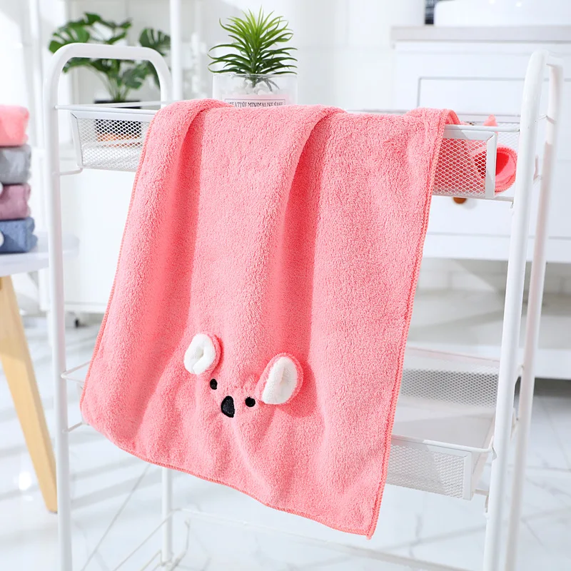 Оптовая продажа новое детское полотенце из кораллового флиса с рисунком мягкое